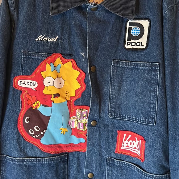 Vintage Walls X OCD Cleaners Fox Repurposed Barn Jacket Men’s Large/Tall - Picture 2 of 13